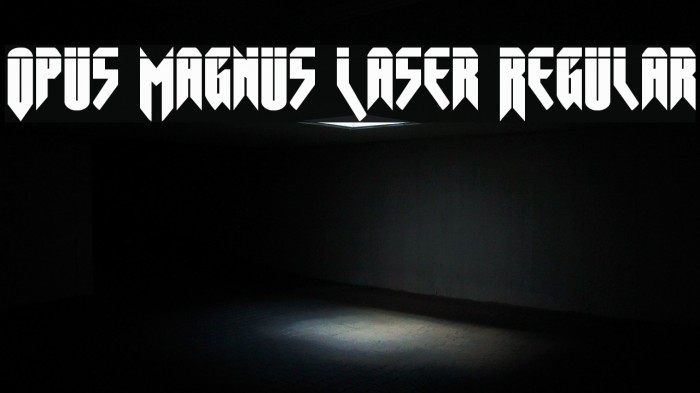 Opus Magnus Laser Regular Example 2