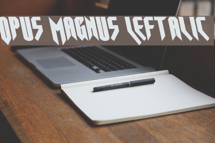 Opus Magnus Leftalic Example 1