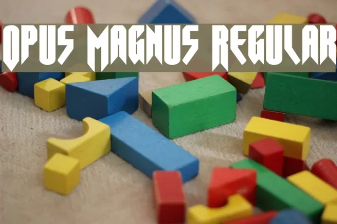 Opus Magnus Regular Example 1