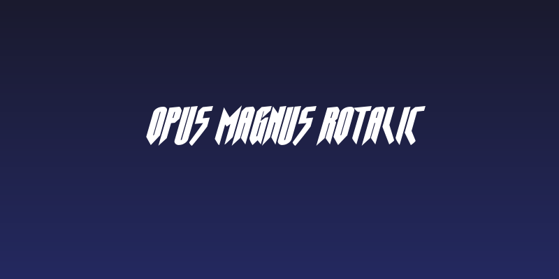 Opus Magnus Rotalic Social Header