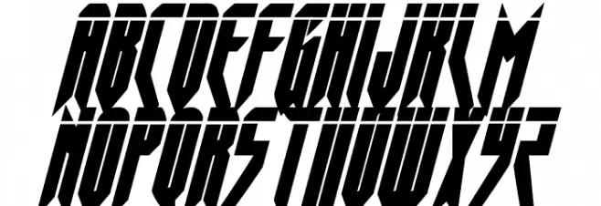 Opus MagnusLaser Condensed Italic خط أحرف كبيرة