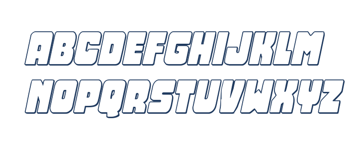 Opus Mundi 3D Italic Lowercase