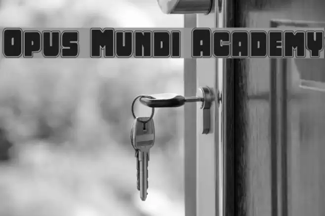 Opus Mundi Academy Font examples