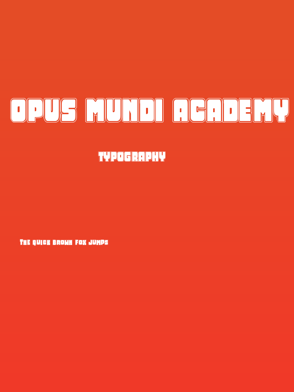 Opus Mundi Academy Poster