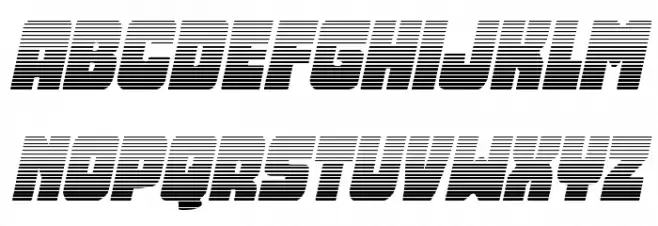 Opus Mundi Gradient Italic 字体 小写