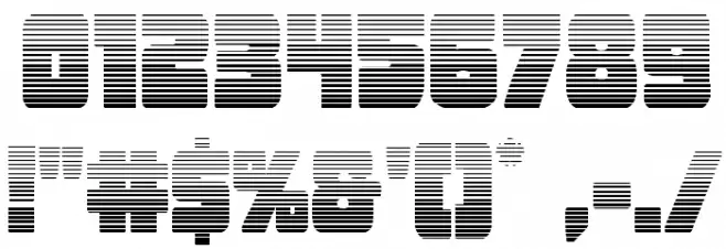 Opus Mundi Gradient Font OTHER CHARS