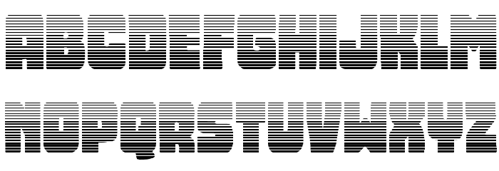 Opus Mundi Gradient Font LOWERCASE