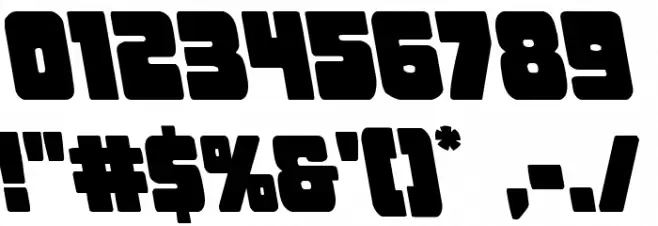 Opus Mundi Leftalic Font OTHER CHARS