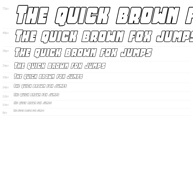 Opus Mundi Outline Italic Waterfall