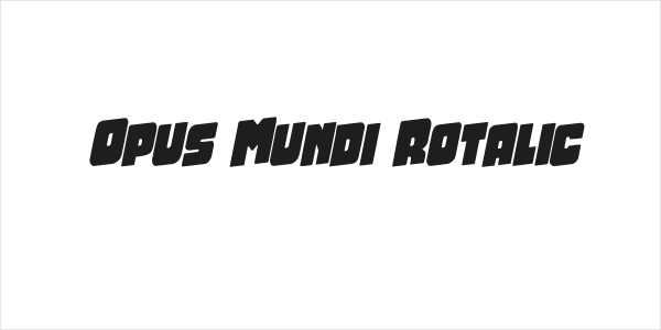 Opus Mundi Rotalic Logo