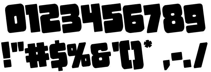 Opus Mundi Rotated Font OTHER CHARS