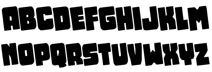 Opus Mundi Rotated Font LOWERCASE