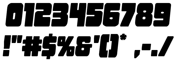 Opus Mundi Semi-Italic Font OTHER CHARS