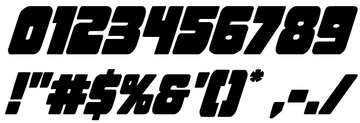 Opus Mundi Super-Italic Font OTHER CHARS
