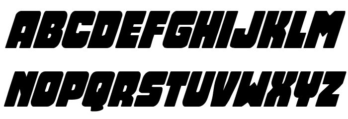 Opus Mundi Super-Italic Font LOWERCASE