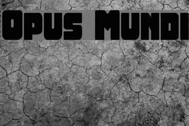 Opus Mundi Font examples