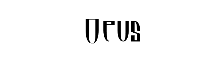 Opus Font
