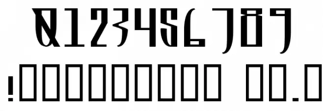 Opus Font OTHER CHARS