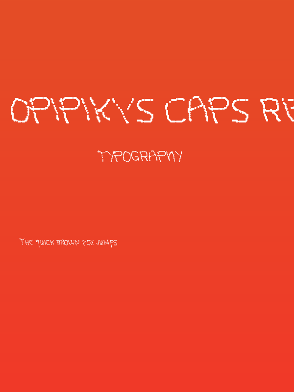 opipik's caps Regular Poster