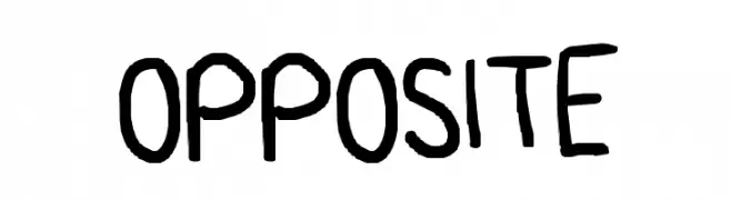 opposite  Frei Schriftart Herunterladen