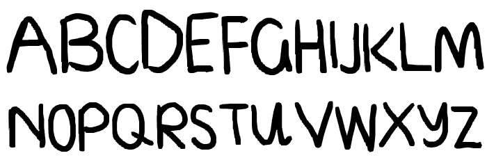 opposite Font LOWERCASE
