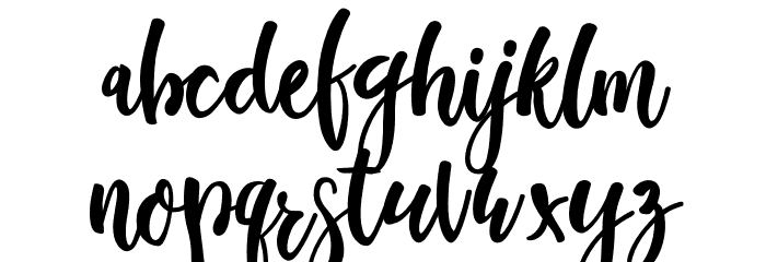 oppy sahra Font LOWERCASE