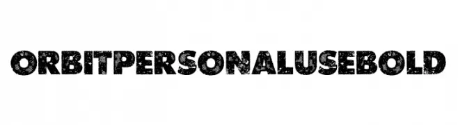 ORBIT PERSONAL USE Bold  لخطوط تنزيل