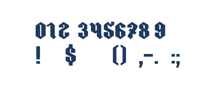 ORDNUNG SANS Other Characters