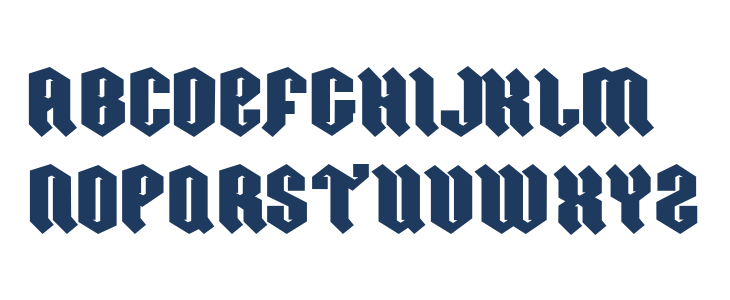 ORDNUNG SANS Lowercase