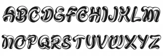ORGANICAL PERSONAL USE Bold Italic फ़ॉन्ट अपरकेस