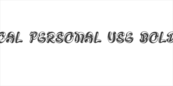 ORGANICAL PERSONAL USE Bold Italic Logo
