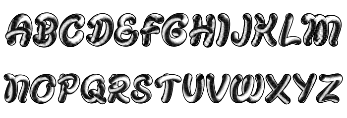 ORGANICAL PERSONAL USE Bold Italic Font LOWERCASE
