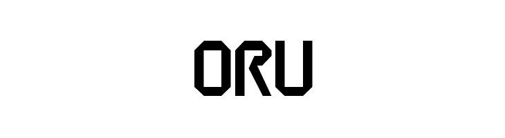 ORU  font caratteri gratis