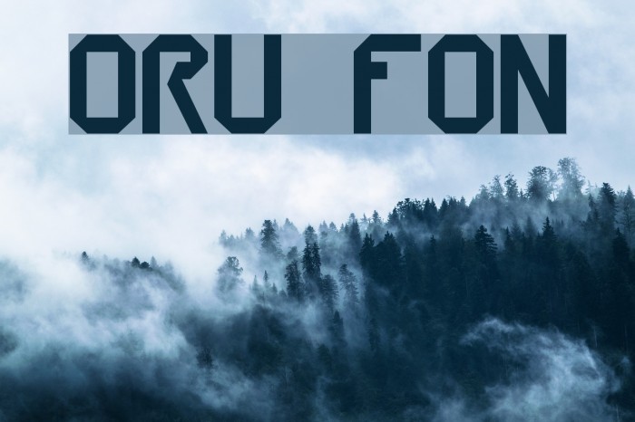 ORU Font examples