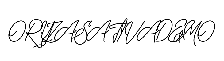ORYZA SATIVA DEMO  font caratteri gratis