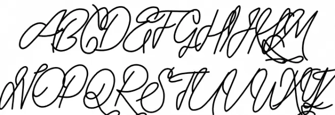 ORYZA SATIVA DEMO Schriftart Groß