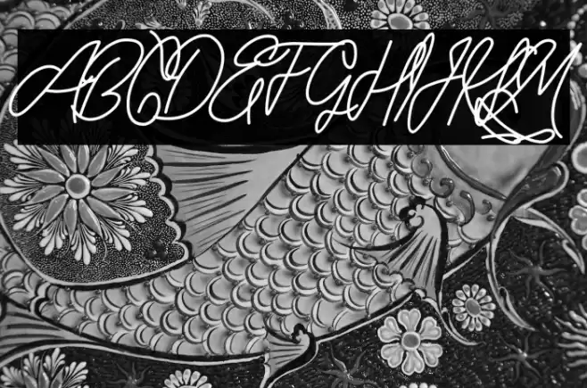 ORYZA SATIVA DEMO Font examples