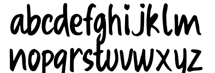 OraRet Font LOWERCASE