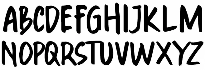 OraRet Font Litere mari