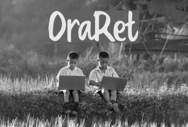 OraRet Font examples