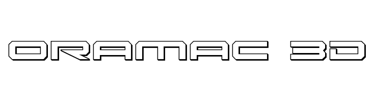 Oramac 3D  Free Fonts Download