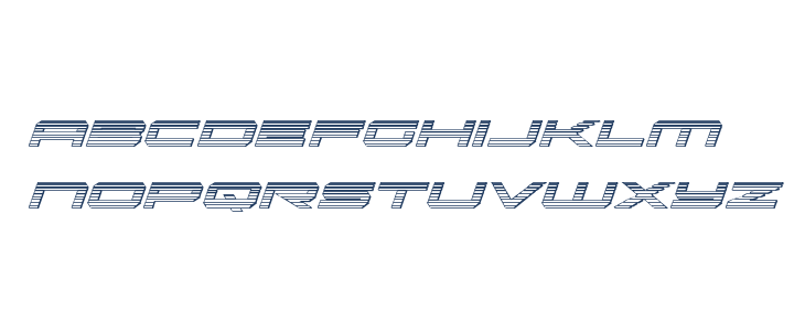 Oramac Chrome Italic Lowercase