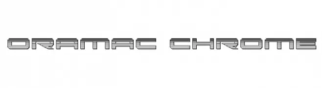 Oramac Chrome  baixar fontes gratis