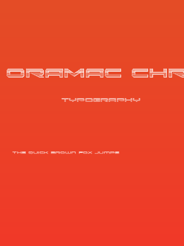 Oramac Chrome Poster
