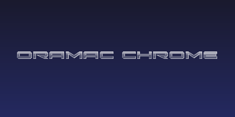 Oramac Chrome Social Header