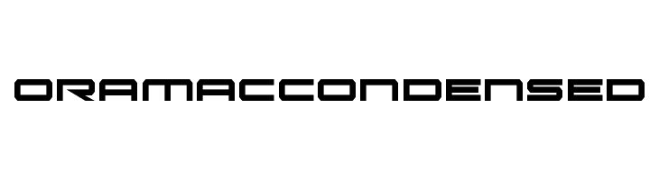 Oramac Condensed  Frei Schriftart Herunterladen