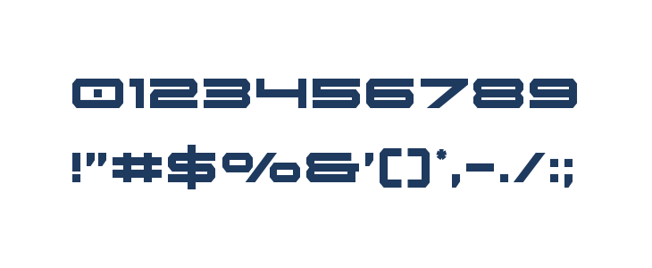 Oramac Condensed Other Characters