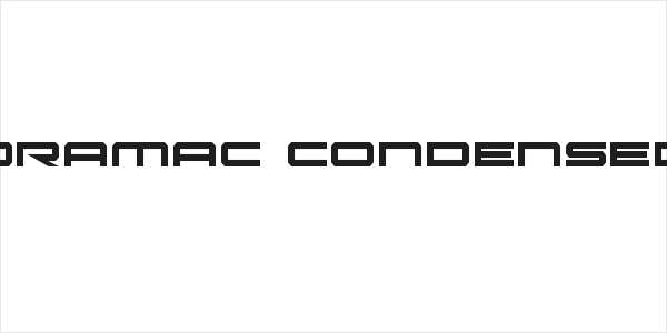 Oramac Condensed Logo