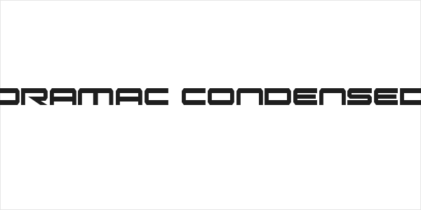 Oramac Condensed Logo