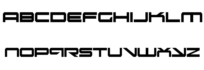 Oramac Condensed Font LOWERCASE